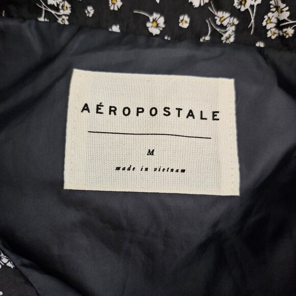 Aeropostle Cropped Floral Windbreaker Jacket - Picture 6 of 9